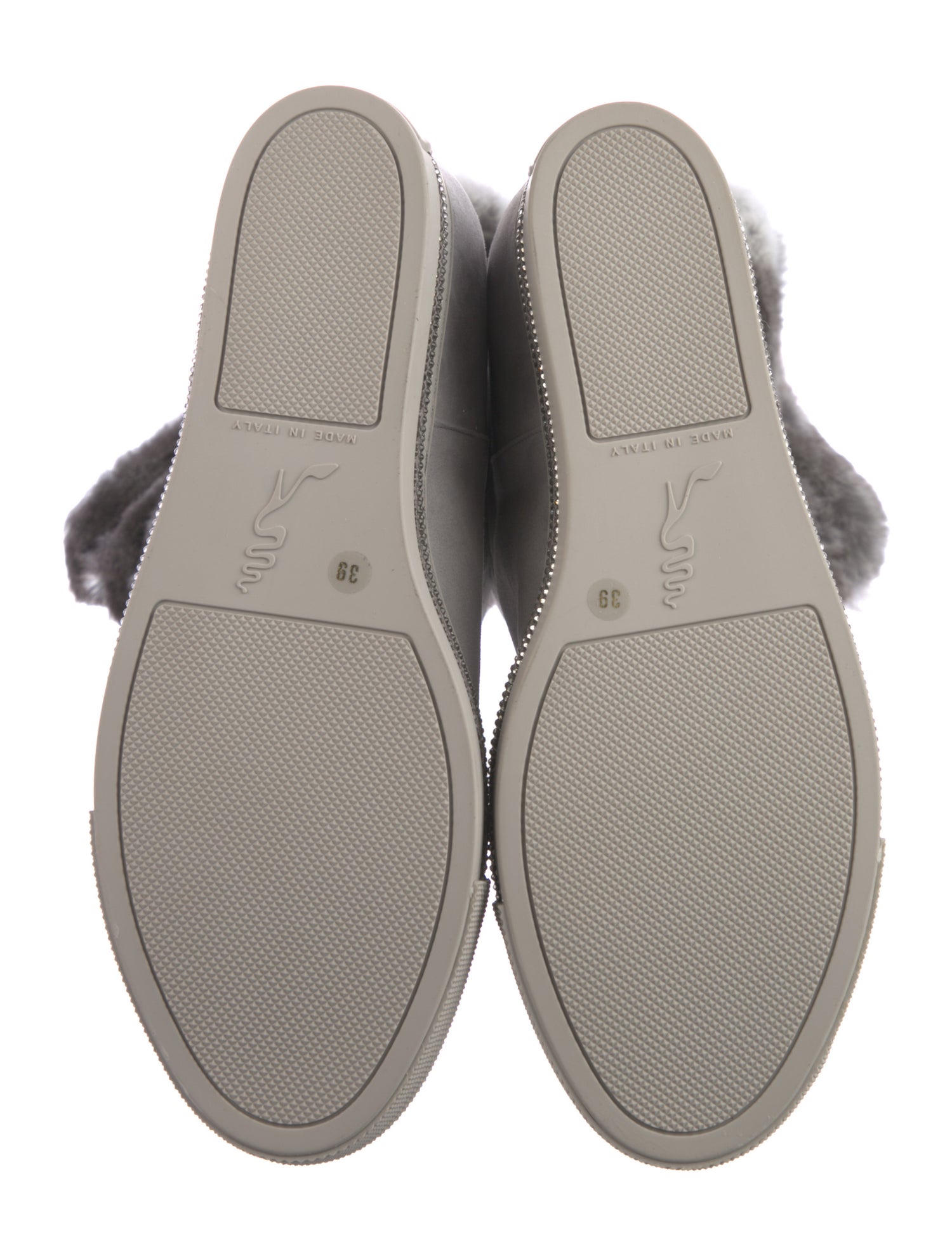 René Caovilla Suede Crystal Embellishments Boots